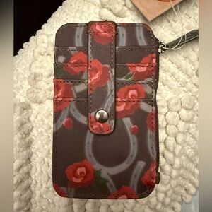 NWT Justin Boots Slim Cardholder